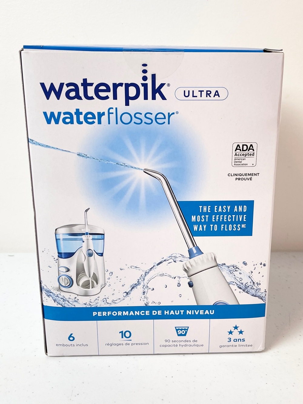 Waterpik Ultra Water Flosser – White/Blue